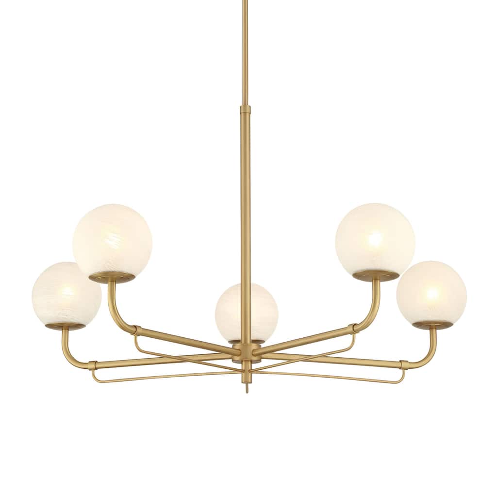 Minka Lavery 3795 Whitehall 5 Light 38" Wide Chandelier