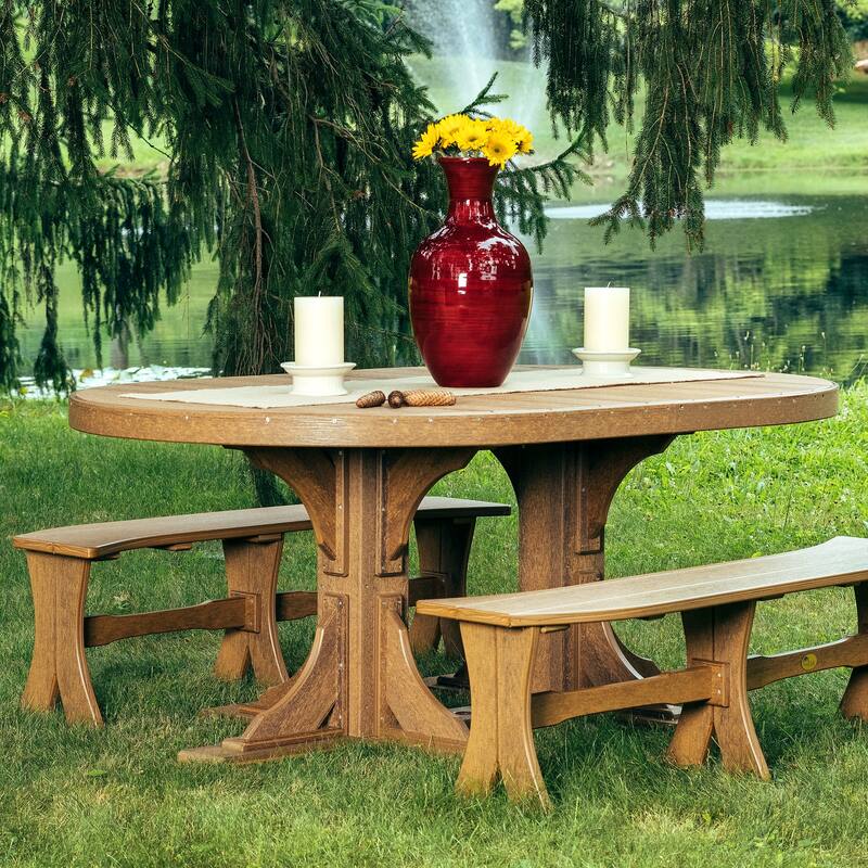 Poly Lumber Oval Table