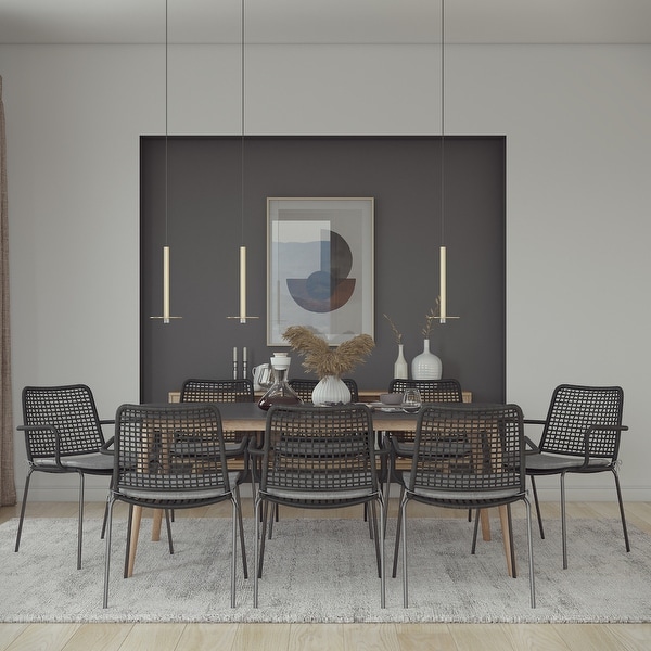 Indoor dining outlet table set