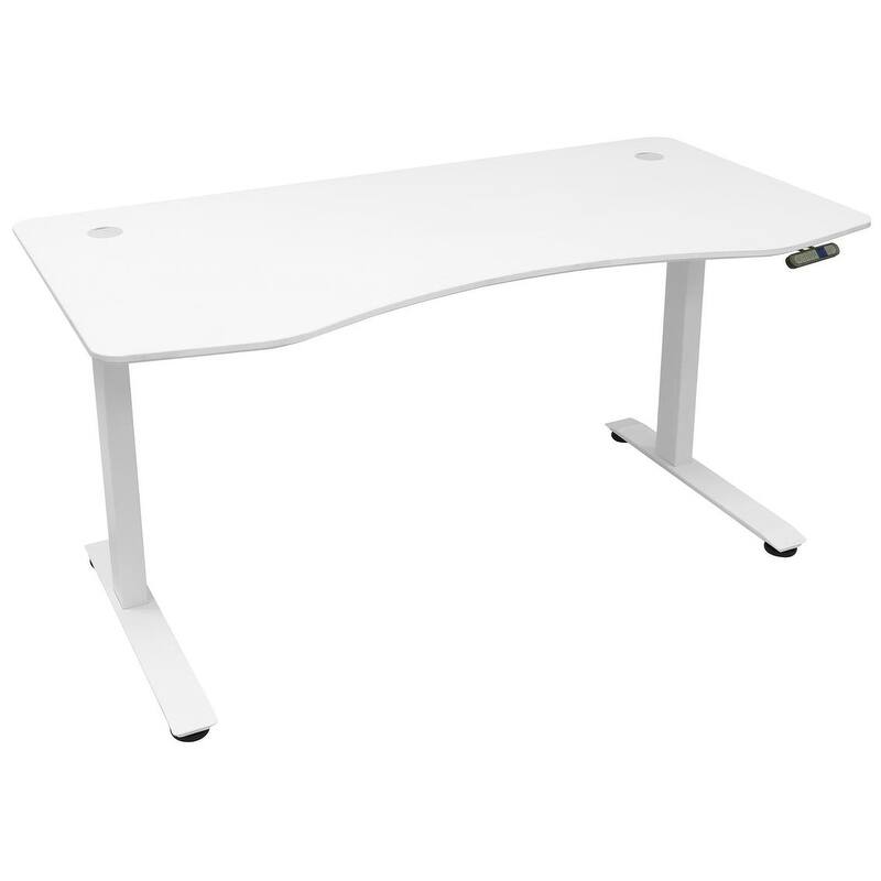 Motionwise SDD60W Electric Standing Desk, 30?x60" Manager Series, White - N/A