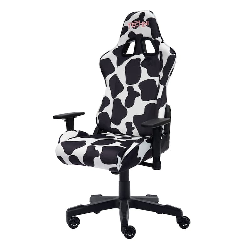 Cow Print Series Gaming Chair for Office Room,Living Room