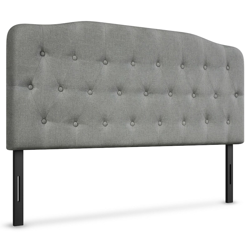 Queen Upholstered Headboard with Adjustable Heights