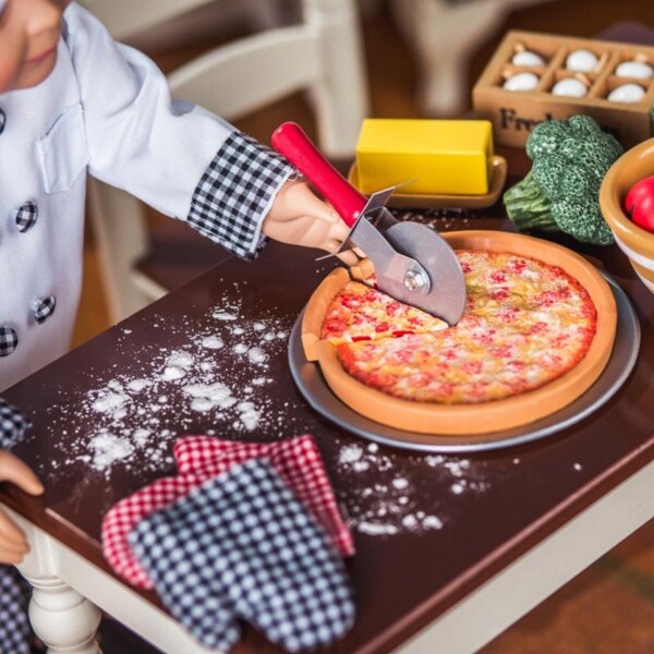 american girl pizza set