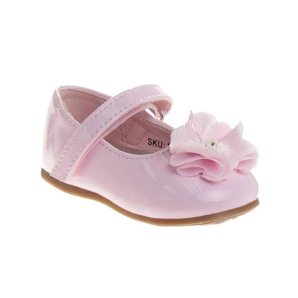 slide 2 of 4, Josmo Infant Girls Dress Shoes Pink Patent - 3