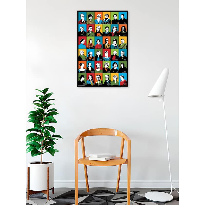 Feminist Icons Art Poster - 24 x 36 Inch