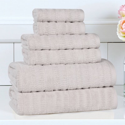 Superior Mika Smart Twist Viscose Cotton Blend 6 Piece Towel Set