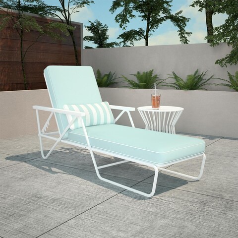 The Novogratz Poolside Collection Connie Outdoor Chaise Lounge