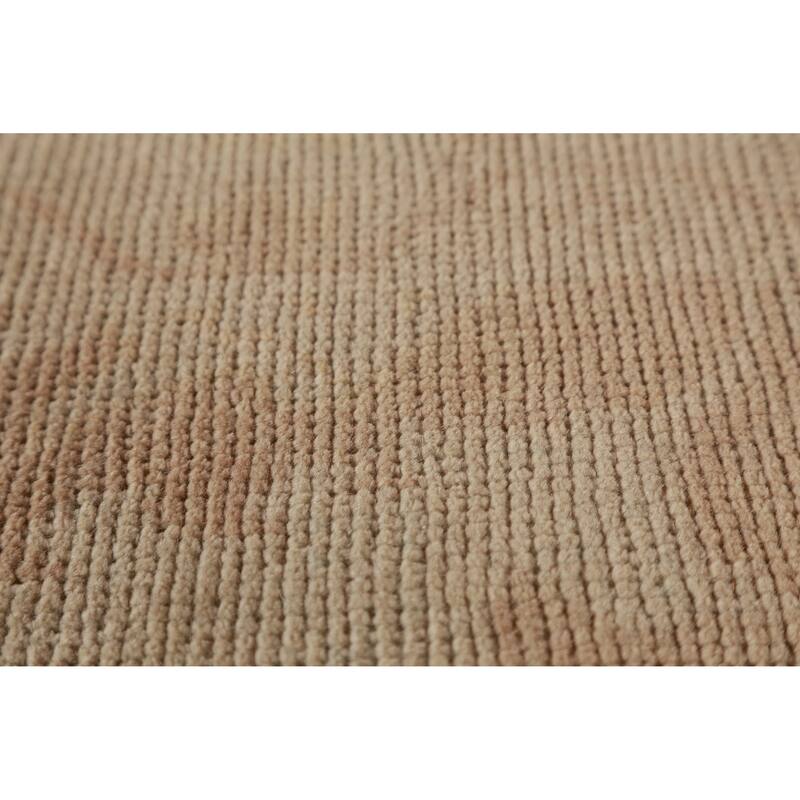 Hand Knotted Oriental 100% Wool Carpet Transitional All-Over Oranges & Rust Oushak Area Rug - 15' 7'' X 6' 8''