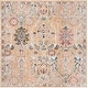 preview thumbnail 14 of 20, SAFAVIEH Bristol Dezzie Vintage Boho Oriental Polyester Rug 7' Square - Camel/Blue - Square