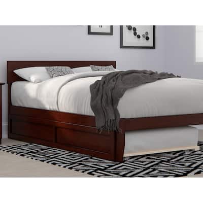 Twin Trundle Bed - Space Saving Bed with Rollers - Fits Under Beds - Extra Sleeping Space