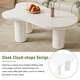 preview thumbnail 17 of 25, Irregular Exquisite Cloud-shaped Coffee Table