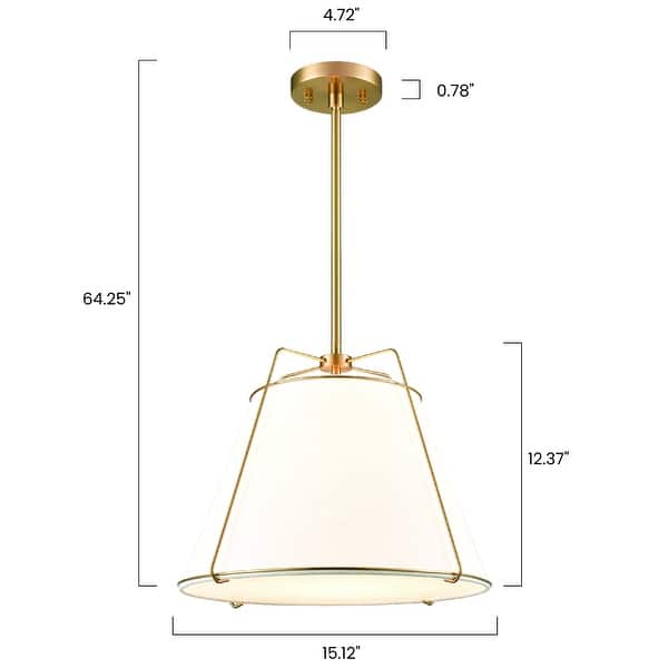dimension image slide 1 of 2, Light Society Lise 15" Chandelier