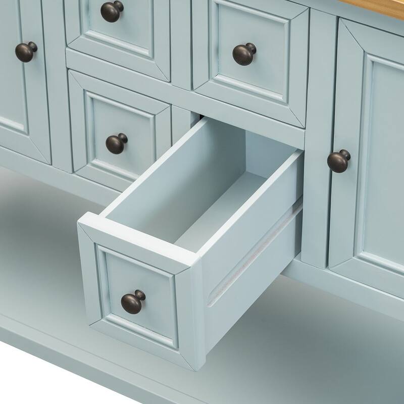 Elegant Storage Dresser with 4 Small Drawers and Bottom Shelf for Bedroom