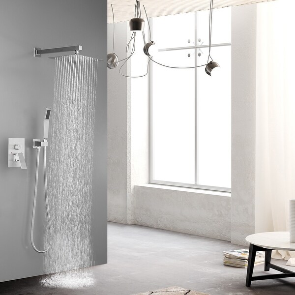 10 inch Shower Head Bathroom Luxury Rain Mixer Shower Complete