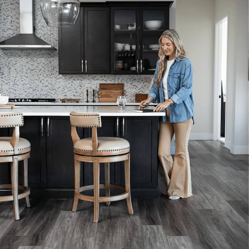 Maven Lane Alexander Swivel Kitchen Stool