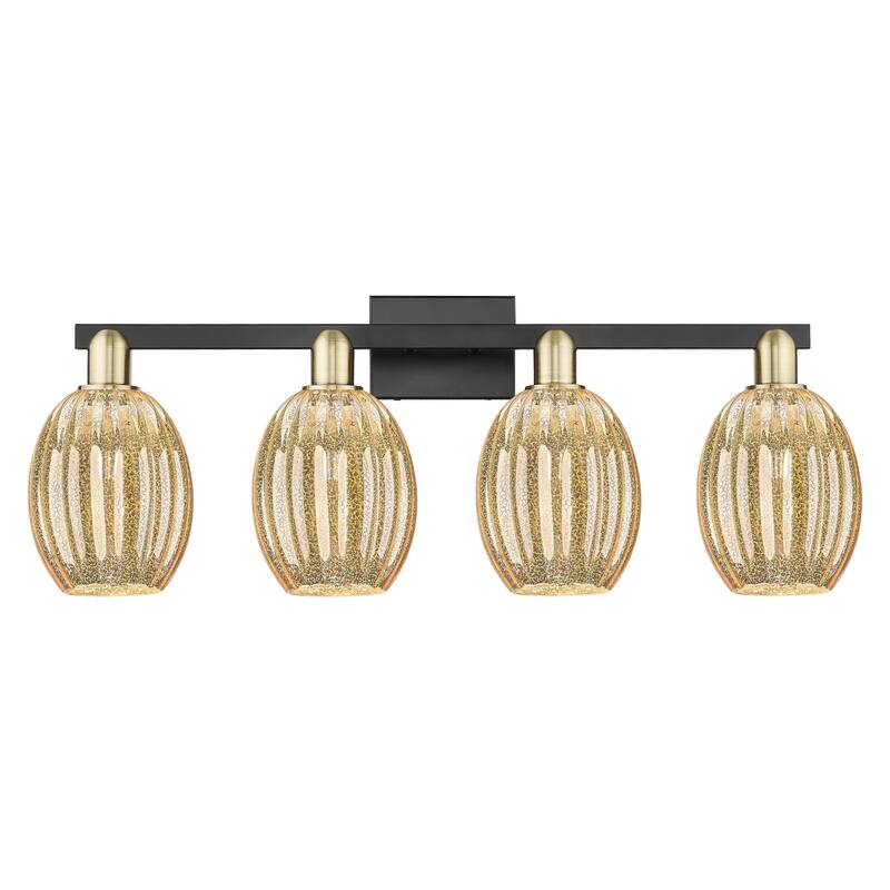 Innovations Lighting Downtown Urban - Preston - 4 Light 36" Bell Shade Bath Vanity Light