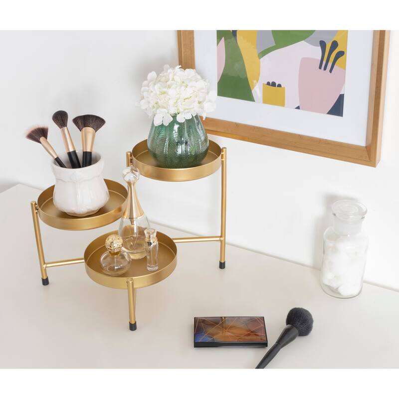 Kate and Laurel Finn Tiered Tabletop Planter - 7.25x7.25x10