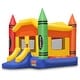 preview thumbnail 3 of 5, 17 x 13ft Commercial Inflatable Crayon Bounce House