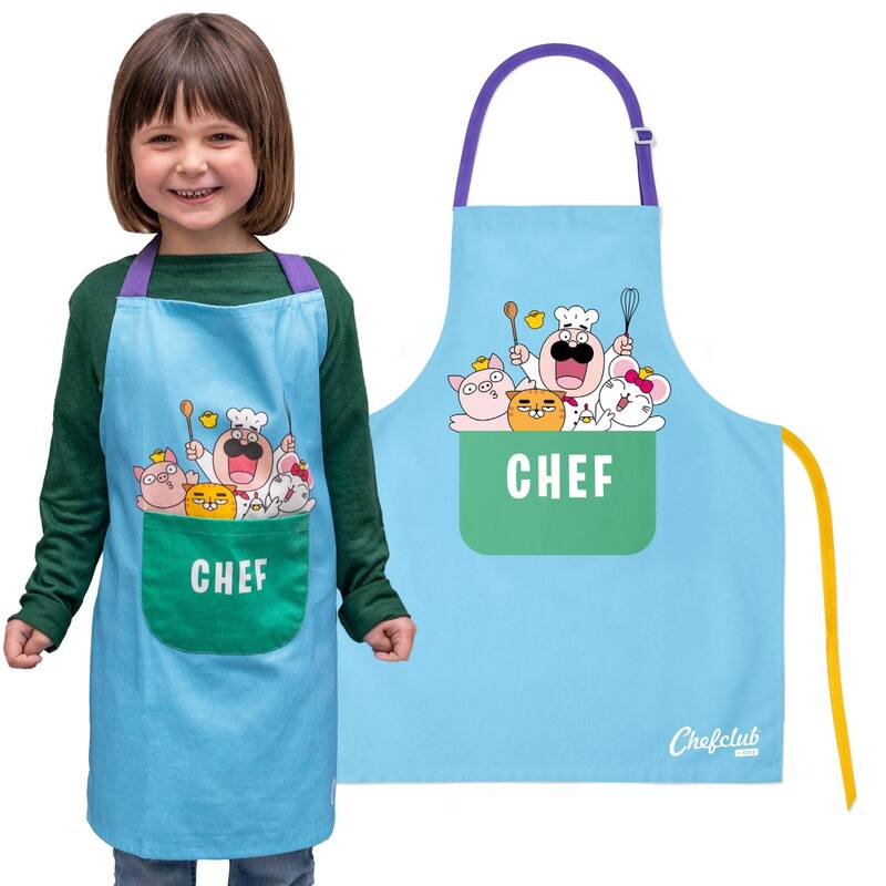 Chefclub Little Chef Apron - Blue