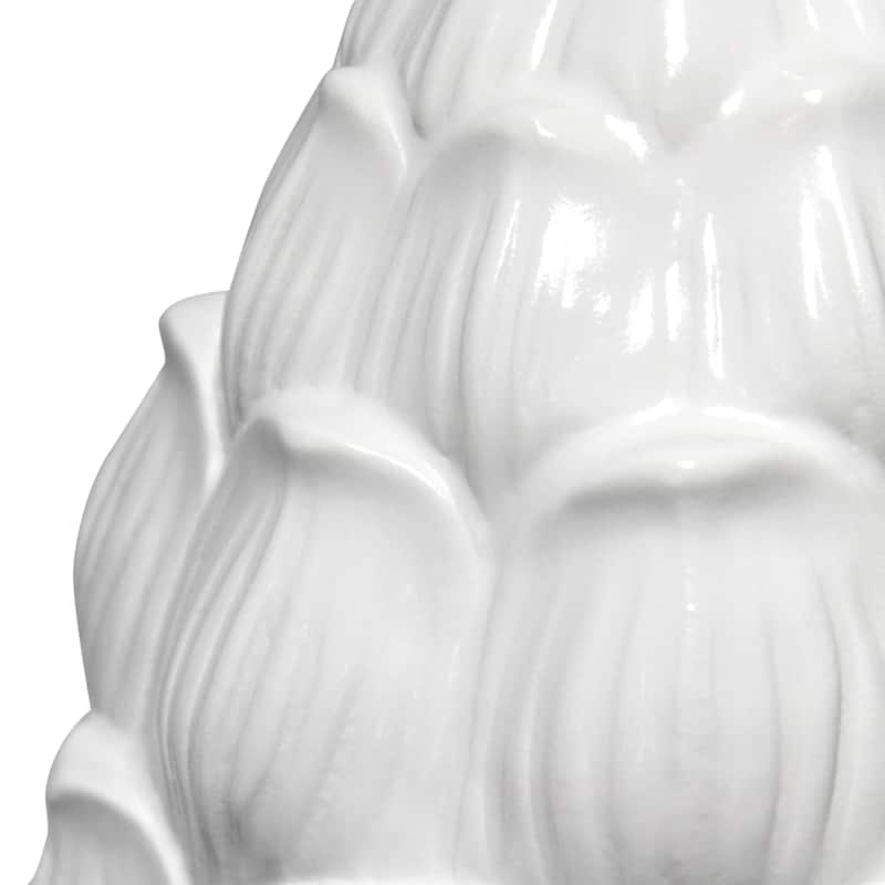 Lalia Home 28" Tall Coastal Seashell Table Lamp with White Shade - 28