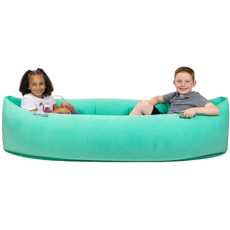Bouncyband Comfy Peapod, Inflatable Sensory Pod , 80", Green
