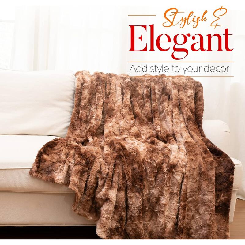 Cheer Collection Ultra Soft and Cozy Multi Colored Throw Blanket