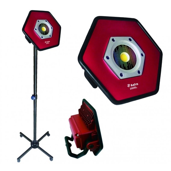 Astro 200SL Sunlight 1800 lm CRI 95 Rechargeable Color Match Flood Light Rolling Stand