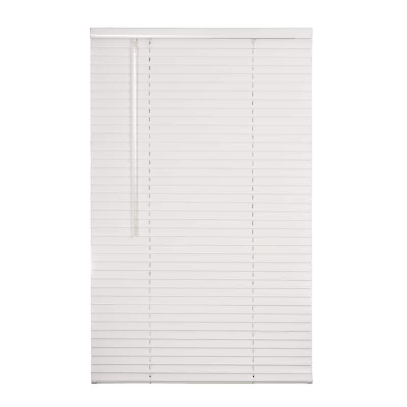 Lotus & Windoware 1" Cordless Aluminum Blind - White