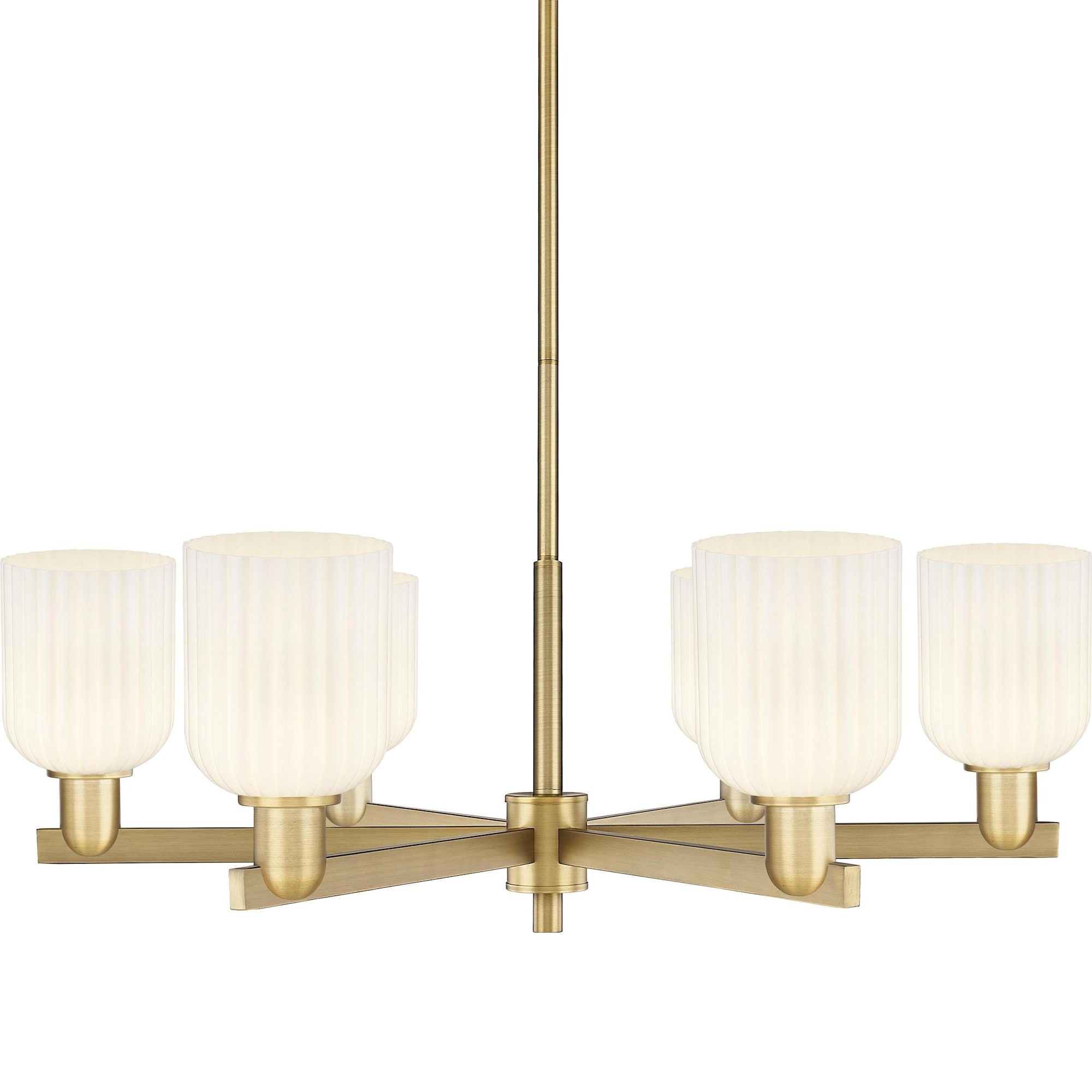 Innovations Lighting 716-6CR-11-35 Bridal Veil Chandelier Bridal Veil