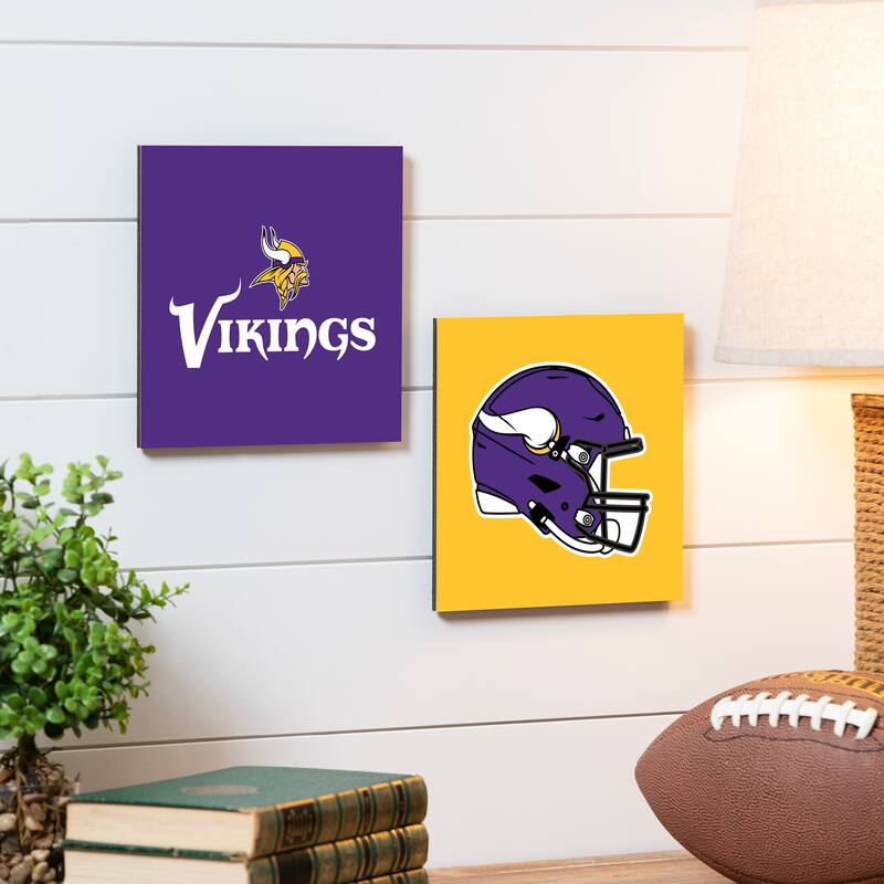 Minnesota Vikings Foam Core Wall Decor - Yellow