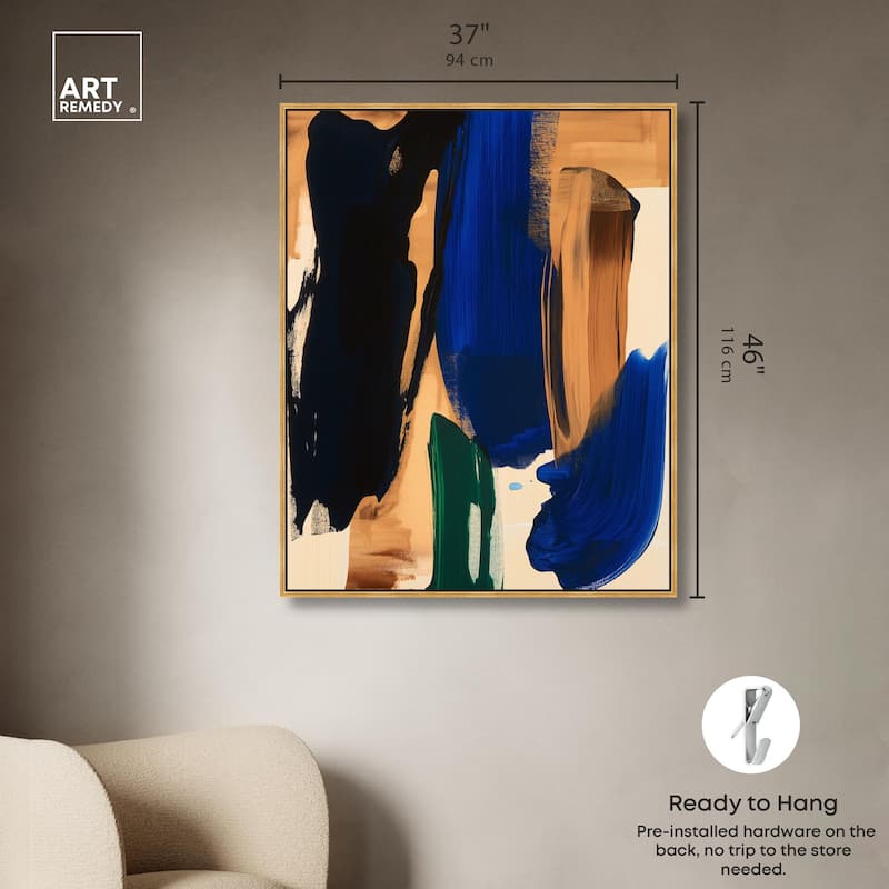 Ochre Odyssey Canvas by Art Remedy