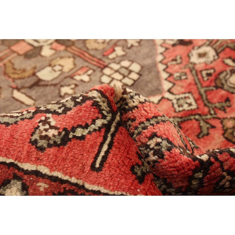 ECARPETGALLERY Hand-knotted Andelz Red Wool Rug - 3'3 x 9'11