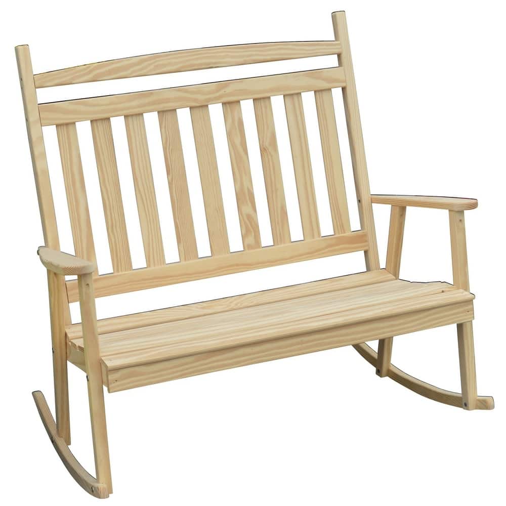 Pine Double Classic Porch Rocker