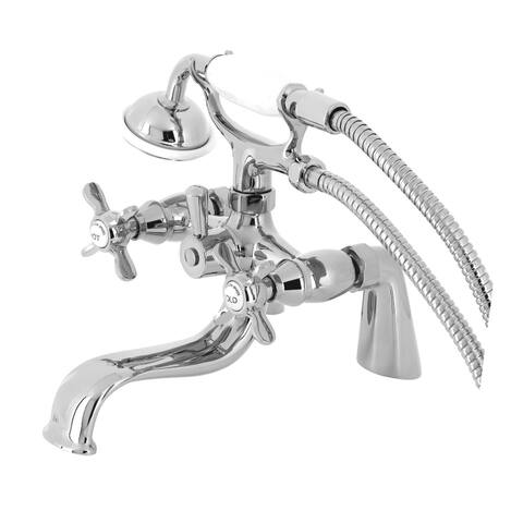 Essex Deck Mount Clawfoot Tub Faucet with Hand Shower