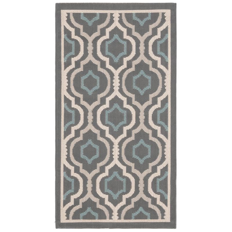 SAFAVIEH Courtyard Oyvor Indoor/ Outdoor Waterproof Patio Backyard Rug