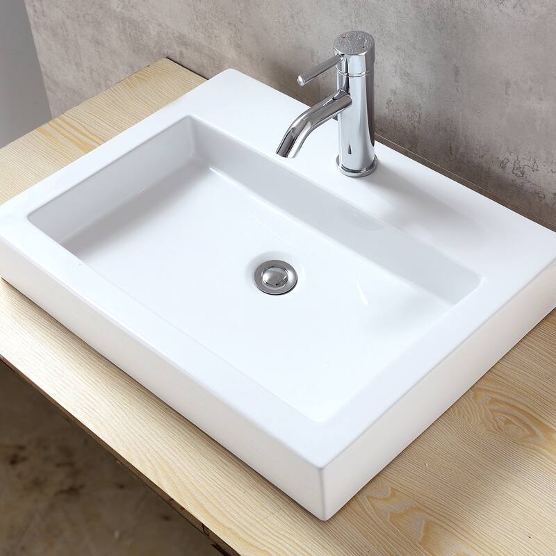 Luxier DS03-T Bathroom Sink Push Pop-Up Drain Stopper with No Overflow