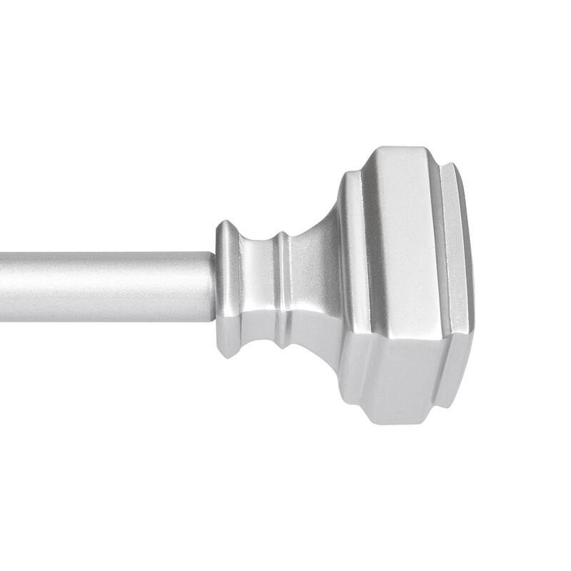 UTOPIA ALLEY Wall Mounted 5/8 Inch Curtain Rod - Curtain Rods For Windows 28 to 48 Inch - 28"-48"