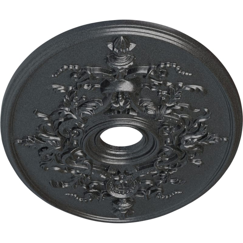 30 3/4"W x 21/14"H x 3 7/8"ID x 1 5/8"P Alexa Ceiling Medallion