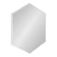 preview thumbnail 89 of 90, Kate and Laurel Rhodes Framed Mid-century Hexagonal Wall Mirror 22x31 - White