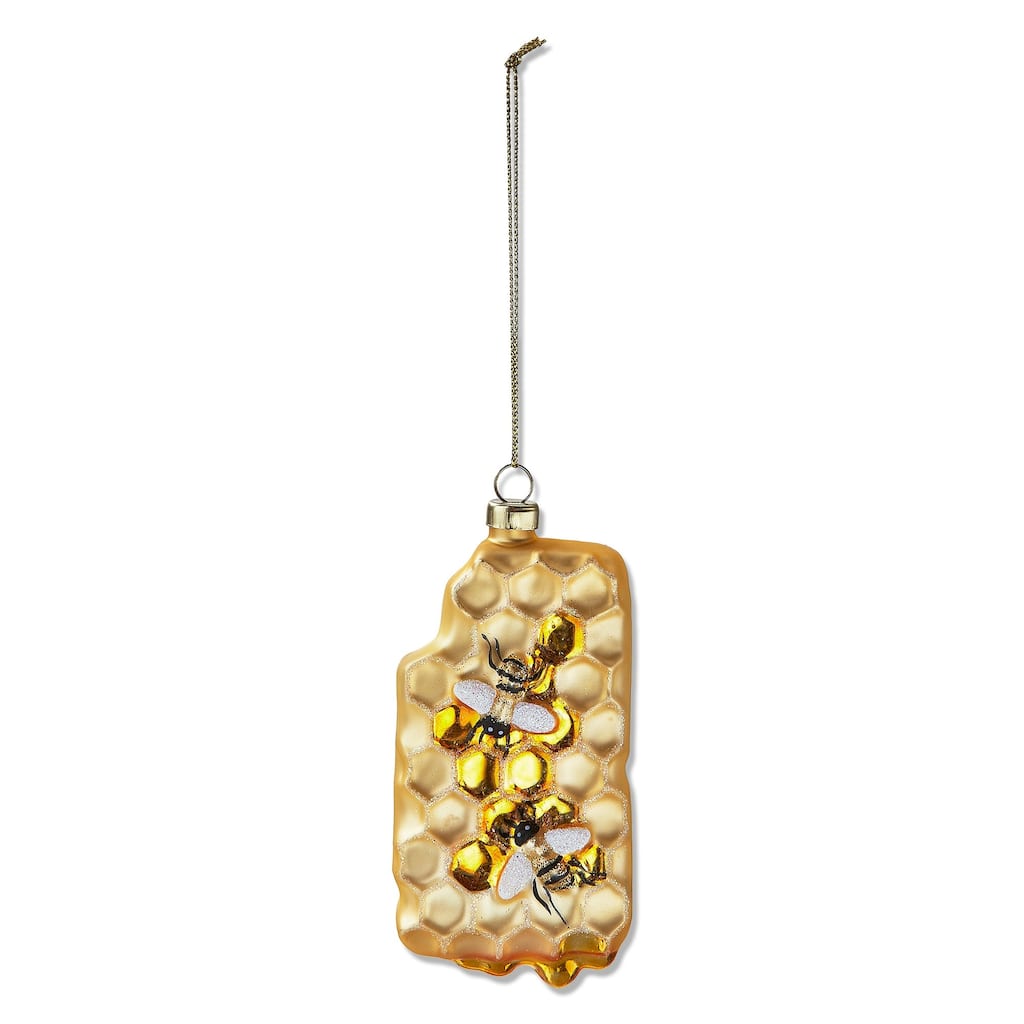 Multicolor Honey Comb Tree Ornament 4.25 in H x 2 in L x 1 in W Perfect for Christmas Decor Dust Clean