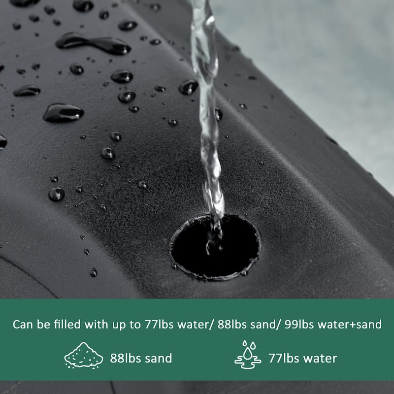 Adjustable 15" Basketball Hoop Stand with Wheels and Nylon Net and Ball Holder for Practice - 32.75"W x 21.75"H