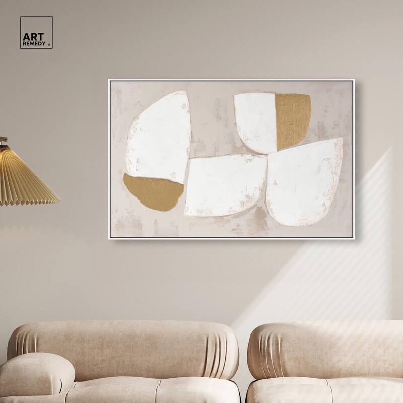 Gilded Cairn III Canvas by Art Remedy