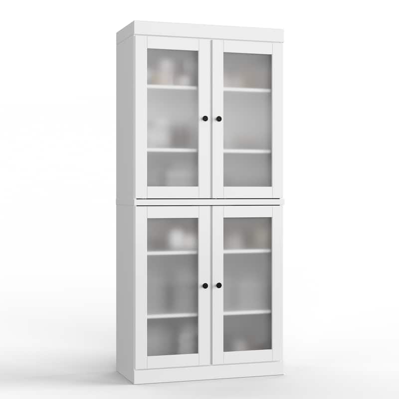 100% Solid Wood 32" Bathroom Cabinet with Optional Doors by Palace Imports