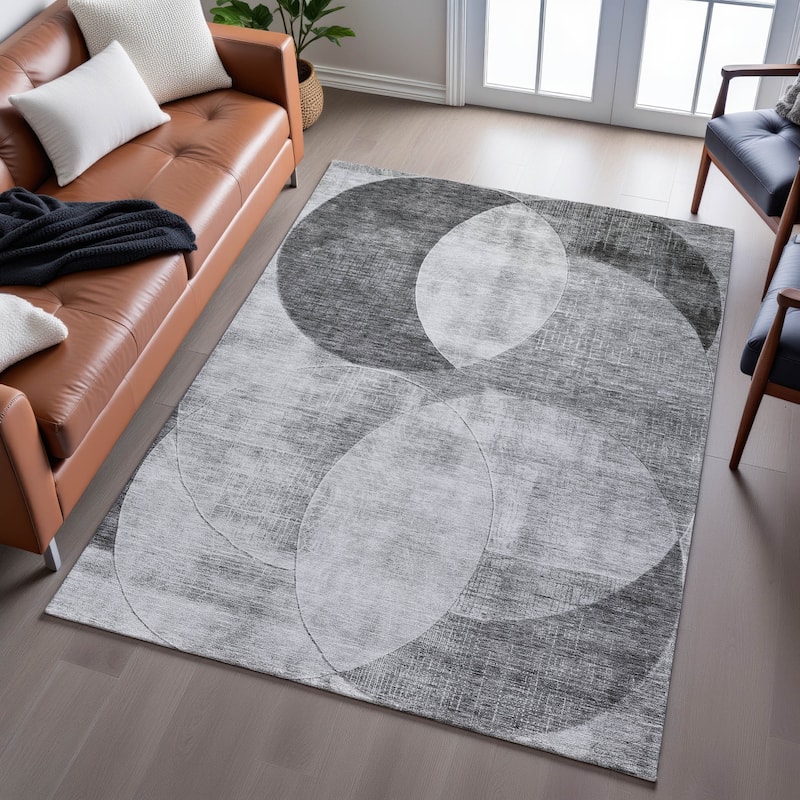 Premium Washable Super Soft Modern Geo Mayfield Rug