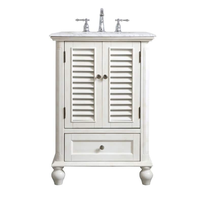 Elegant Lighting VF30524 Rhodes 24" Free Standing Single Basin Vanity