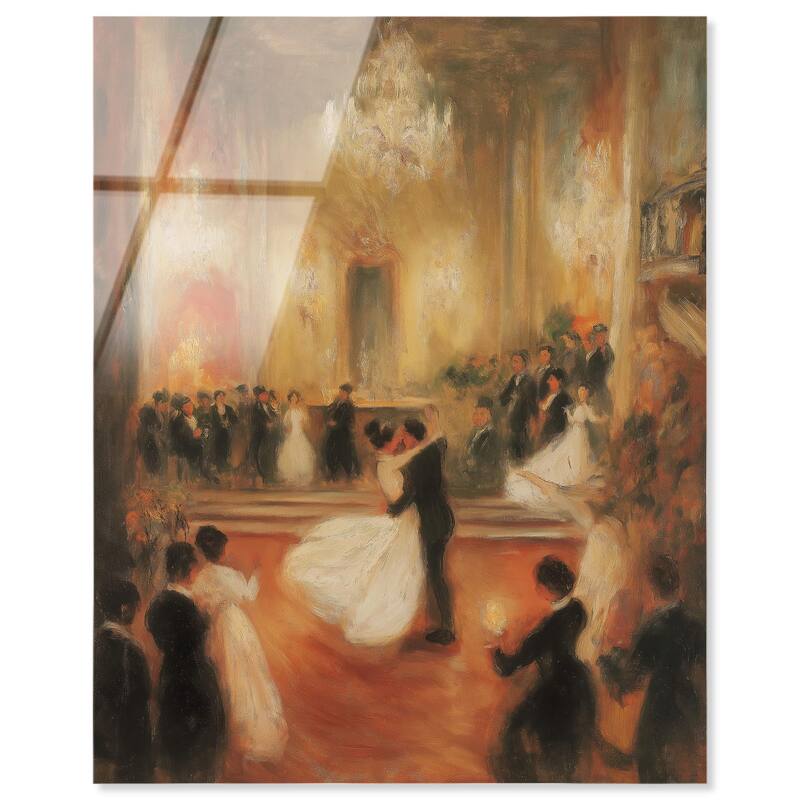 Ballroom Dance Acrylic by Art Remedy, Ready to Hang - 24" x 30"