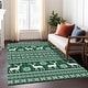 preview thumbnail 53 of 152, Machine Washable Indoor/ Outdoor Christmas Sweater Chantille Rug