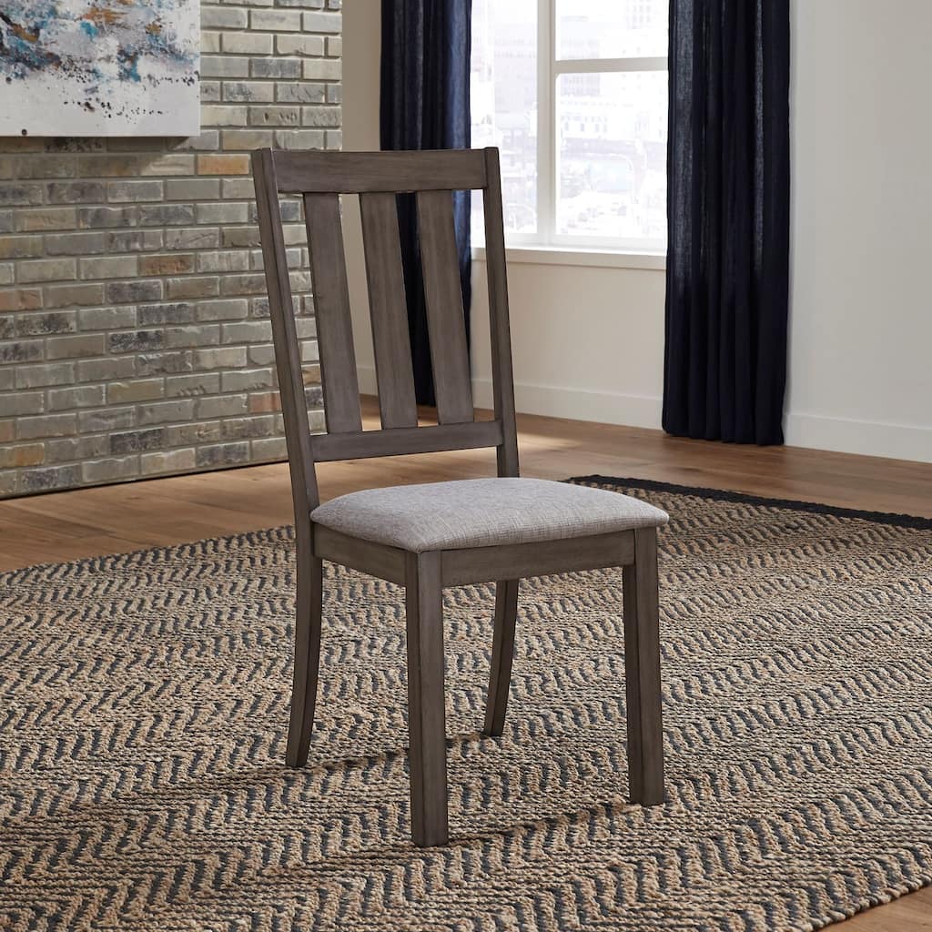 Liberty Furniture Copper Grove Slat Back Side Dining Chairs Set of 2