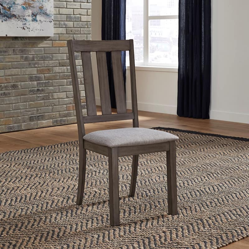 Liberty Furniture Copper Grove Slat Back Side Dining Chairs Set of 2 - Single - Dining Height