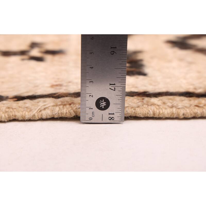 ECARPETGALLERY Hand-knotted Pak Finest Marrakesh Tan Wool Rug - 8'7 x 9'9